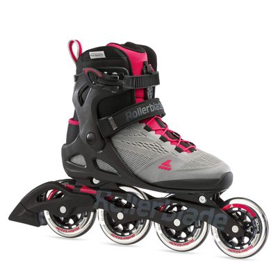 Rollerblade Macroblade 90 Women's Adult Fitness Inline Skate, Neutral Paradise Pink