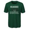 Outerstuff NBA Youth Boys (8-20) Performance Long and Short Sleeve T-Shirt Combo, Milwaukee Bucks Small (8) view 2