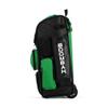 Boombah Rolling Superpack Baseball/Softball Gear Bag - 23-1/2" x 13-1/2" x 9-1/2" - Black/Kelly Green - Telescopic Handle - Holds 4 Bats - Wheeled Version view 4