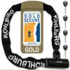 KOHLBURG Security Chain Lock [Sold Secure Gold]  4ft Long Bike Chain with 4 Keys  Heavy Duty Bike Lock 0.33"  for Bicycle Ebike & Motorcycle  Motorbike & Scooter Anti Theft view 1