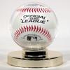 SAFTGARD SUPPLIES Acrylic Baseball Gold Base Display CASE Holder view 1