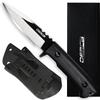 OERLA TAC OLK-035PK Outdoor Knife Fixed Blade Camping Hunting Survival Field Knife 420HC Full Tang Steel Blade with Kydex Sheath and EDC Tactical Belt Clip view 1