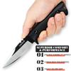 OERLA TAC OLK-035PK Outdoor Knife Fixed Blade Camping Hunting Survival Field Knife 420HC Full Tang Steel Blade with Kydex Sheath and EDC Tactical Belt Clip view 4