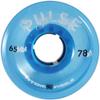 Atom Skates Pulse Outdoor Quad Roller Wheels (Hardness 78A, 65mm x 37mm, Blue, Set of 8) view 1