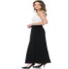 LEEBE Women's Plus Size Maxi Skirt (1X-5X) (Small, Black) view 1