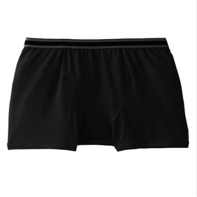 KingSize Men's Big & Tall Performance Flex Boxer Briefs - 5XL, Black