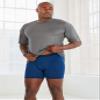 KingSize Men's Big & Tall Performance Flex Boxer Briefs - 5XL, Black view 4