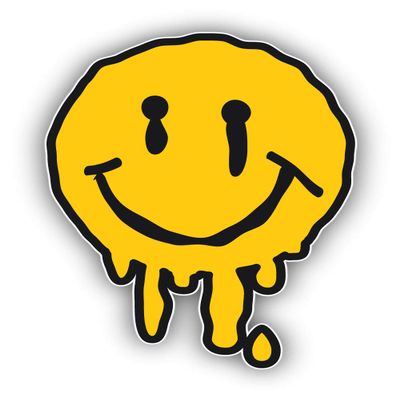 Acid Smiley Vinyl Sticker Decal