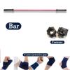 6-Foot /33LB Colored Olympic Bar for Weightlifting and Squatting (6FtFour-axis camouflage) view 4