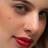Ldurian 316L Hypoallergenic Nose Ring Hoops - 14G 6mm Rose Gold Plated 316L Surgical Steel Septum Cartilage Earring - Body Piercing Lip Rings Jewelry view 4