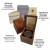 Engraved Brass Desk Compass Keepsake in Wooden Box  Inspirational Personalized Compass Gift for Graduation, Baptism, Confirmation, Mentor, Leadership, Employee Appreciation (Design My Own) view 2