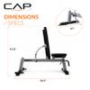 CAP Barbell Deluxe Utility Weight Bench, Orange view 4
