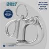 Five Oceans 2" Pin Release Snap Shackle with Fixed Eye, AISI316 Stainless Steel, 2-Pack - FO441-M2 view 3