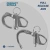 Five Oceans 2" Pin Release Snap Shackle with Fixed Eye, AISI316 Stainless Steel, 2-Pack - FO441-M2 view 4