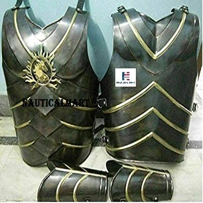Nautical-Mart Roman Greek Muscle Armor Arm Bracers |Movie Prop| Perfect for Role Play