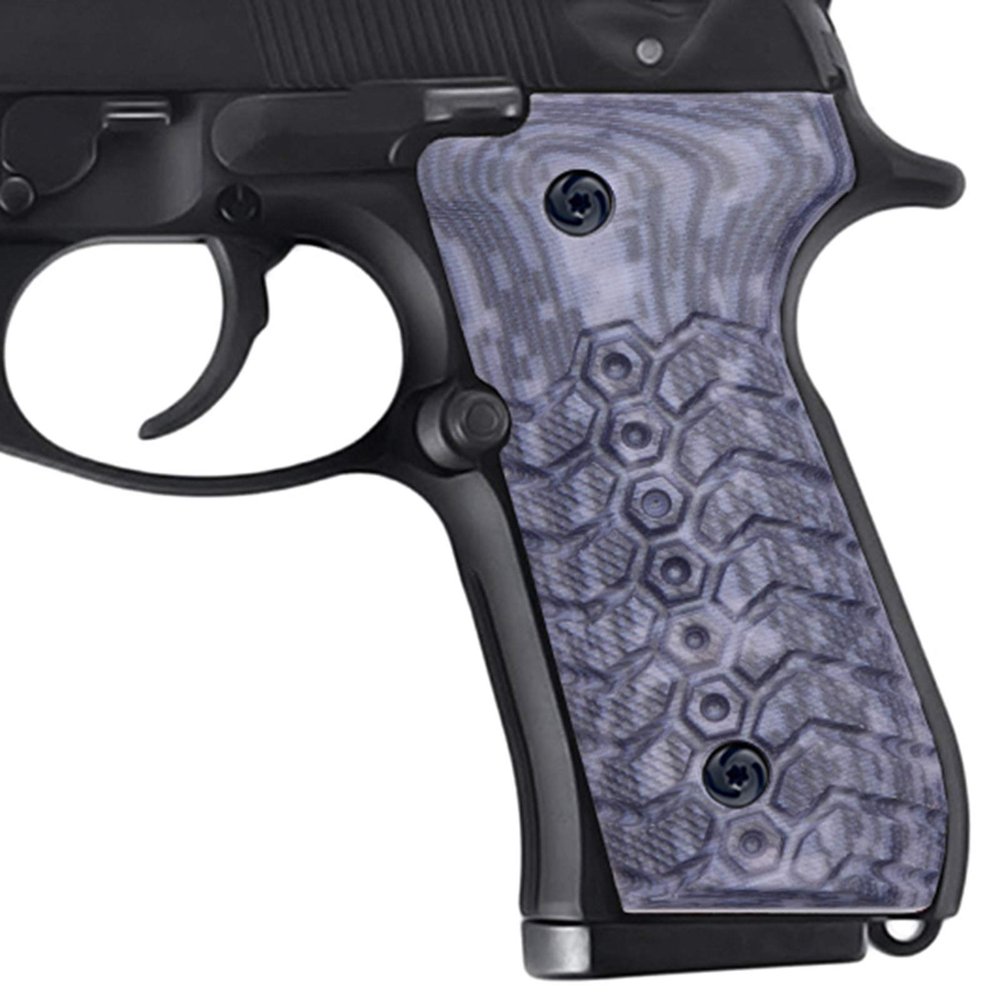 Guuun G10 Grips for Beretta 92Fs Full Size Beretta 96 Pistol Grips Mechanical Texture - Camo