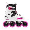 Rollerblade Apex Junior Adjustable Fitness Inline Skate, White & Pink view 2