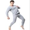 Dressnu Men's Thermal Long Sleeve Shirt Winter Base Layer Top & Bottom Sets for Men Light Gray XXL view 1