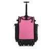 Boombah Rolling Superpack Baseball/Softball Gear Bag - 23-1/2" x 13-1/2" x 9-1/2" - Black/Pink - Telescopic Handle - Holds 4 Bats - Wheeled Version view 2