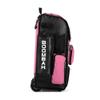 Boombah Rolling Superpack Baseball/Softball Gear Bag - 23-1/2" x 13-1/2" x 9-1/2" - Black/Pink - Telescopic Handle - Holds 4 Bats - Wheeled Version view 3