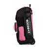 Boombah Rolling Superpack Baseball/Softball Gear Bag - 23-1/2" x 13-1/2" x 9-1/2" - Black/Pink - Telescopic Handle - Holds 4 Bats - Wheeled Version view 4
