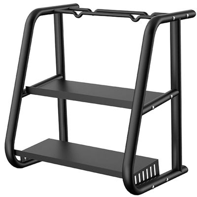 Dumbbell Racks Homeuse Weights Storage Rack 3-layer Iron Dumbbell Rack, Compact Dumbbell Bracket, Weight Rack For Dumbbells, Easy To Assemble, Load-bearing 80KG ( Color : Black , Size : 62.5*41*63cm )