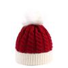 Yinxiang Jie Christmas Knitted Hat for Baby,Santa Hat for Kid Toddler Baby,Soft Warm Baby Beanie Knit Hat Red view 1