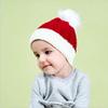 Yinxiang Jie Christmas Knitted Hat for Baby,Santa Hat for Kid Toddler Baby,Soft Warm Baby Beanie Knit Hat Red view 2