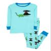 Leveret Boys Girls Kids Two Piece Cotton Pajamas Dinosaur Blue Size 10 Years view 1