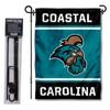 Coastal Carolina Chanticleers Garden Flag with Stand Holder view 1