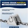 Five Oceans Stainless Steel Anchor Chain Lock Stopper for 5/16-Inch - 3/8-Inch Chains - FO4506 view 4