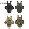 YAKEDA Tactical Training Vest with PALS System - Multi-Pocket Adjustable Straps Quick-Release Buckle for Hunting (US, Alpha, One Size, Regular, Regular, Light Green) view 3