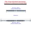 GF Garren Fitness Maximiza Pull Up Bar for Doorway - 27 to 39 Inches Adjustable Width Pullup Bar/Chin up Bar with 3 Sets of Screw-in Heavy-Duty Door-Mounts view 4