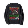 Drink Wine Watch Christmas Movies With My Frenchie Dog Women Sweatshirt view 1