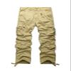 OCHENTA Men's Cotton Casual Cargo Work Pants Military Tactical Combat with 8 Pockets Hiking Khaki 29 view 1