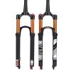 BUCKLOS 26/27.5/29 Travel 120mm MTB Air Suspension Fork, Rebound Adjust 1 1/8 Straight/Tapered Tube QR 9mm Manual/Remote Lockout XC AM Ultralight Mountain Bike Front Forks view 1