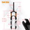 BUCKLOS 26/27.5/29 Travel 120mm MTB Air Suspension Fork, Rebound Adjust 1 1/8 Straight/Tapered Tube QR 9mm Manual/Remote Lockout XC AM Ultralight Mountain Bike Front Forks view 4