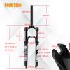BUCKLOS 26/27.5/29 Travel 120mm MTB Air Suspension Fork, Rebound Adjust 1 1/8 Straight/Tapered Tube QR 9mm Manual/Remote Lockout XC AM Ultralight Mountain Bike Front Forks view 4