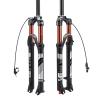 26/27.5/29 Travel 120mm MTB Air Suspension Fork, Rebound Adjust 1 1/8 Straight/Tapered Tube QR 9mm Manual/Remote Lockout XC AM Ultralight Mountain Bike Front Forks view 1