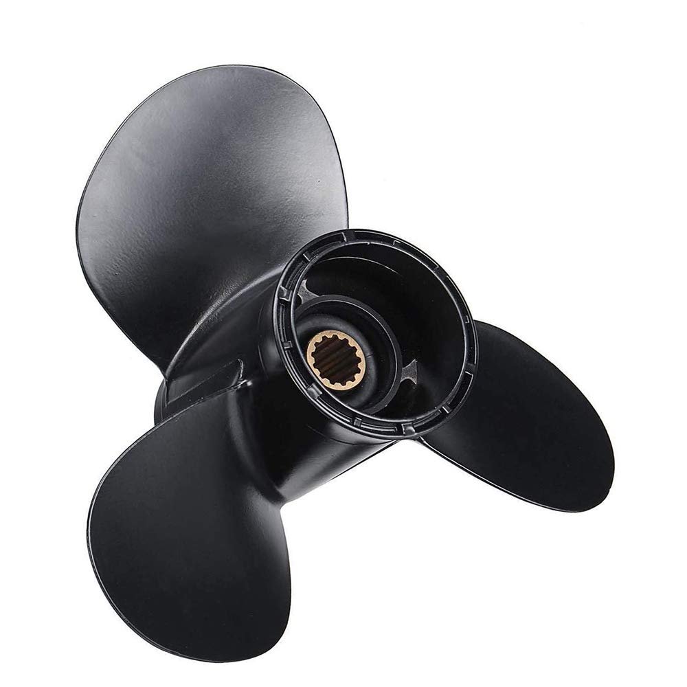 11 5/8 X 12 Boat Aluminum Propeller for Suzuki Outboard 35-65HP Motor 58100-95393-019 58100-88L30-019 Outboard Propellers 13 Tooth Spline