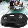 Cosiki Pulley Wheel, Kayak Rope, Kayak Pulley Block Sheave, Anti-Rust Plastic Pulley Block Sheave,Kayak Slide Rail Anchor Trolley Kit for Canoe Marine Kayak Anchor Trolley view 2