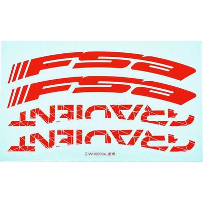 FSA Full Speed Ahead Gradient I29 Wh Stickers 27.5 Red MTB Bike