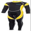 XINNI 2.5mm Neoprene Long Sleeve Wetsuit for Kids Cold Water Youth Thermal Full Swimsuit Girls Boys Swimming Snorkeling Surfing Scuba Diving Water Sports Yellow Size 14 view 3