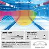 ARENA Unisex Adult The One Swim Mask Fitness Swimming Goggles for Men and Women Large Fit Polycarbonate Mirror Lens, Blue/White view 3