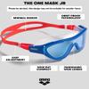 ARENA Unisex Youth The One Junior Swim Mask Fitness Swim Goggles for Boys and Girls Ages 6 to 12 Non-Mirror Lens Perfect for Summer Pool, Pink/Violet view 2