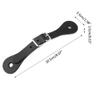 Zerodis Spur Strap, 1 Pair Handmade Leather Equestrian Spur Strap Cowboy Outfit Boots(black) view 2