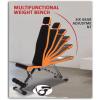du hui shop Multi-Purpose Foldable Incline/Decline Bench, Adjustable Goplus Sit Up Bench with 6 Adjustable Height Settings, Easy Storage Fitness Benches Dumbbell Bench view 2