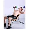 du hui shop Multi-Purpose Foldable Incline/Decline Bench, Adjustable Goplus Sit Up Bench with 6 Adjustable Height Settings, Easy Storage Fitness Benches Dumbbell Bench view 4