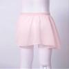VernLan Girls Basic Classic Ballet Dance Chiffon Wrap Skirt with Tie Waist Skate Over Scarf Skirt Gymnastic Dancewear Pink 4-6 view 3
