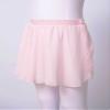 VernLan Girls Basic Classic Ballet Dance Chiffon Wrap Skirt with Tie Waist Skate Over Scarf Skirt Gymnastic Dancewear Pink 4-6 view 4